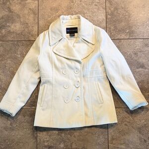 Vintage I. B. Diffusion Women's Cream Peacoat